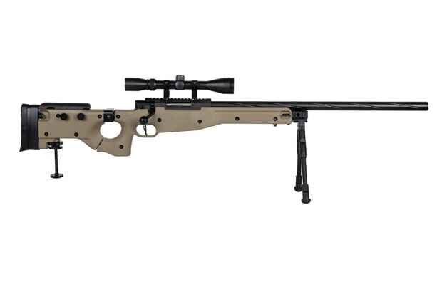 SPECNA ARMS  SA-S14  with scope and bipod Tan