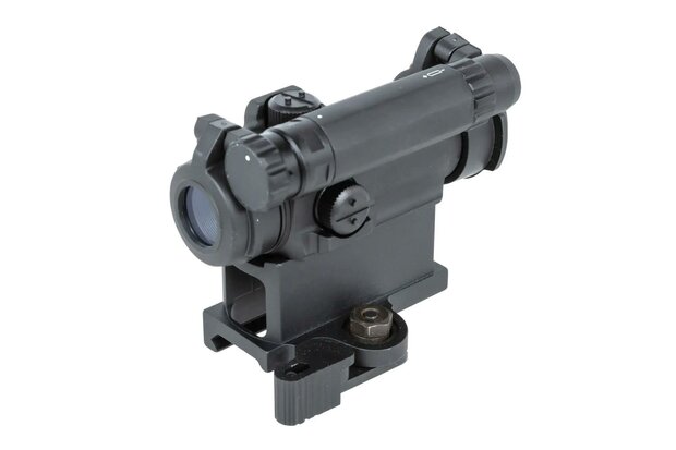 JJ Airsoft M5 red dot sight with low/QD mount Black