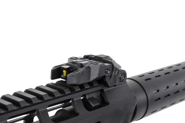  SRC DUAL POWER SR4 ZAROS-S GBB carbine with green gas magazine