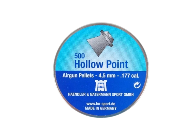 H&amp;N Hollow Point 4.5mm  .177cal  500 stuks