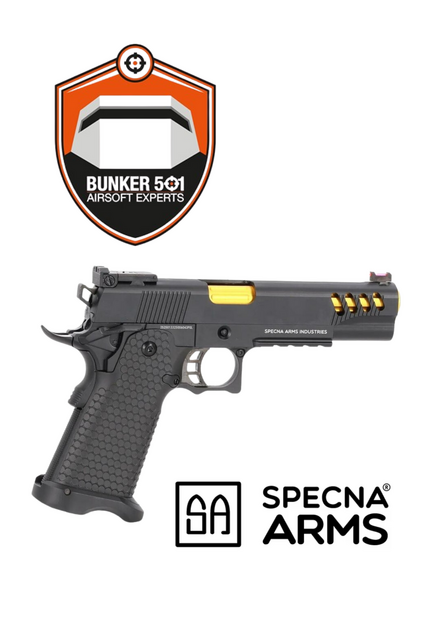 SPECNA ARMS  SA-VGP08 VAPOR&trade; Black/Gold