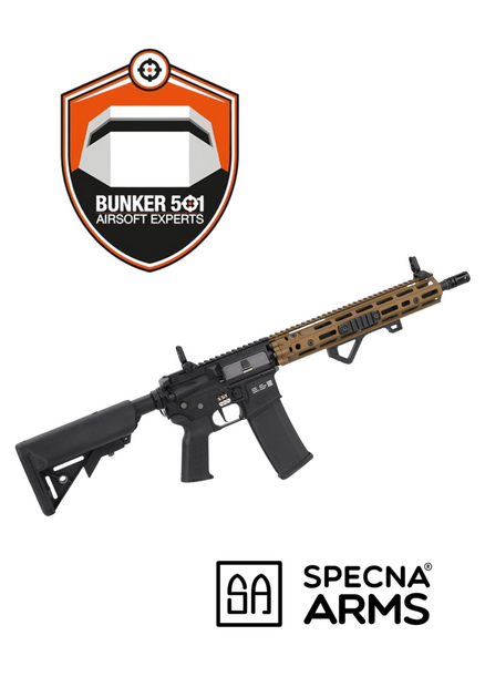 SPECNA ARMS Daniel Defense&reg; RIS III 12.5'' SA-E28 EDGE&trade; HAL 2&trade; ETU Gen. 2 Chaos Bronze 