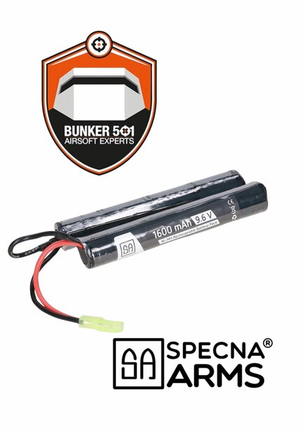 SPECNA ARMS  9.6V 1600mAh NiMH battery 2-module mini tamiya