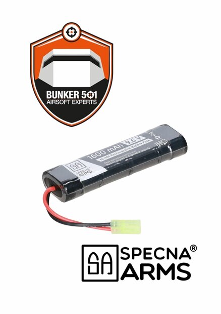 SPECNA ARMS  9.6V 1600mAh NiMH battery mini tamiya