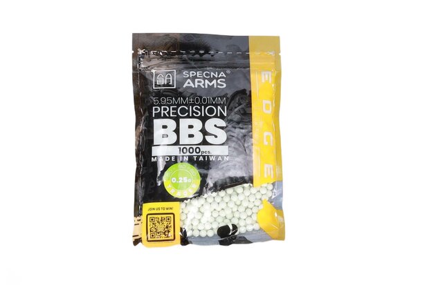 SPECNA ARMS  0.25g EDGE ULTRA&trade; BIO Tracer BBs 1000 pcs