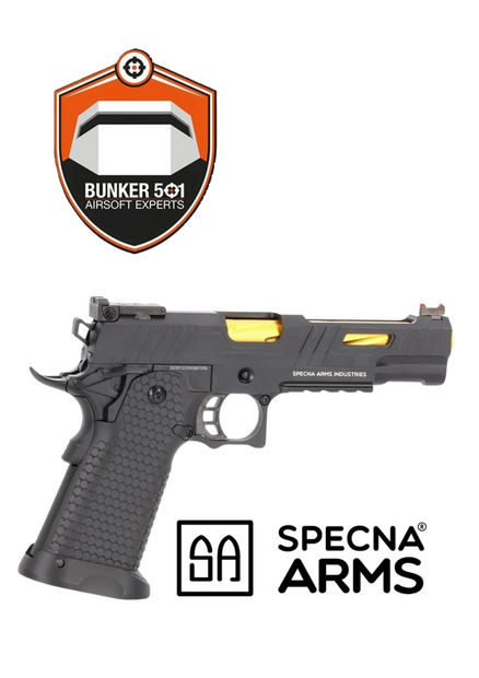 SPECNA ARMS  SA-VGP09 VAPOR&trade; Black/Gold