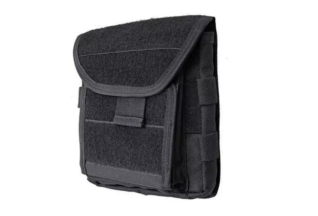 Administration panel with map pouch &ndash; BLACK