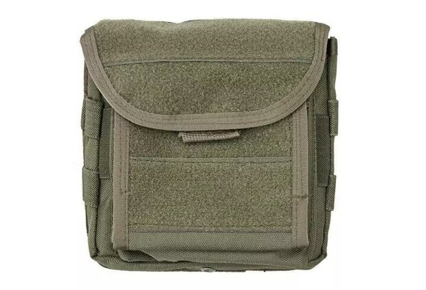 Administration panel with map pouch &ndash; OLIVE