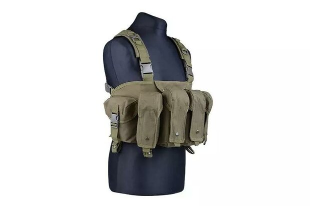Commando Chest Tactical Vest &ndash; Olive Drab