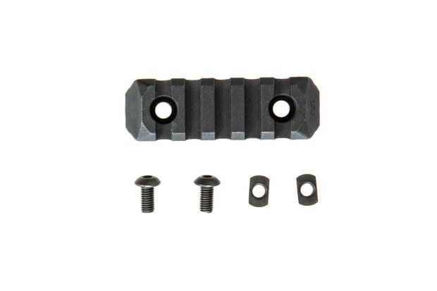 ERS &trade; M-LOK rail, 5 slots - black