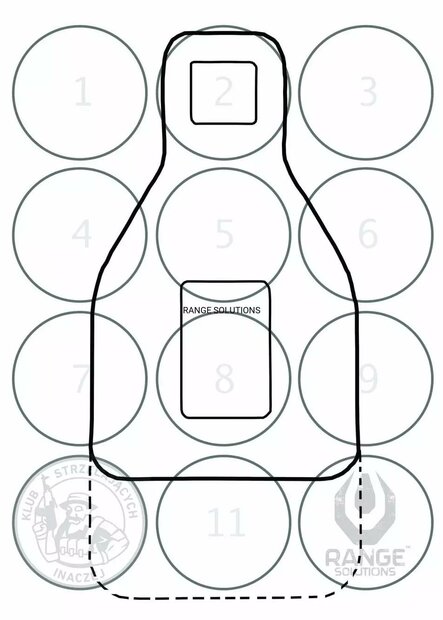 FBI KSI Shooting Targets - 500 pcs