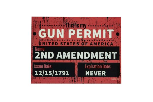 Rectangular magnet - GUN PERMIT