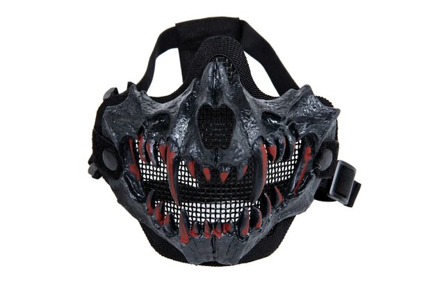 WoSport Stalker Fangs Standard Mask Black