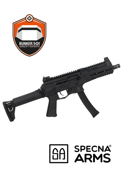 SPECNA ARMS AK SA-J20 VAPOR GBB SMG &ndash; Zwart
