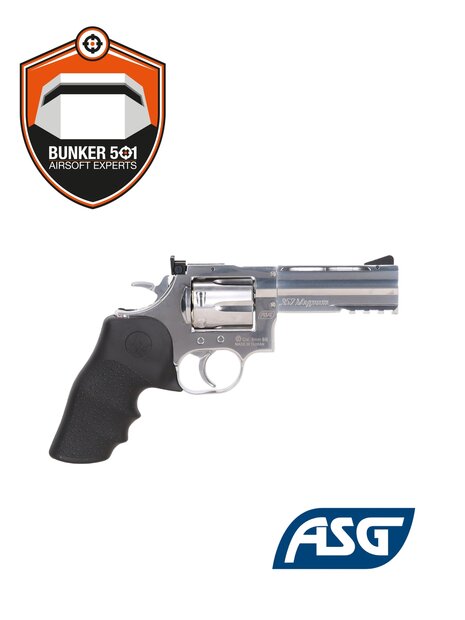 ASG DAN WESSON 715 4" CO2 revolver Zilver