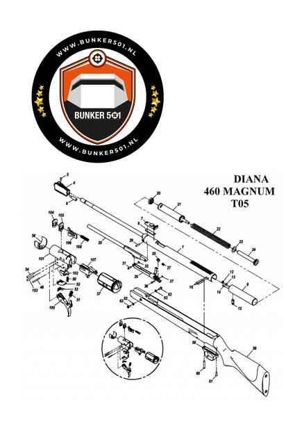 DIANA 30024500 Druckfeder &ndash; Metal Sight Pressure Spring