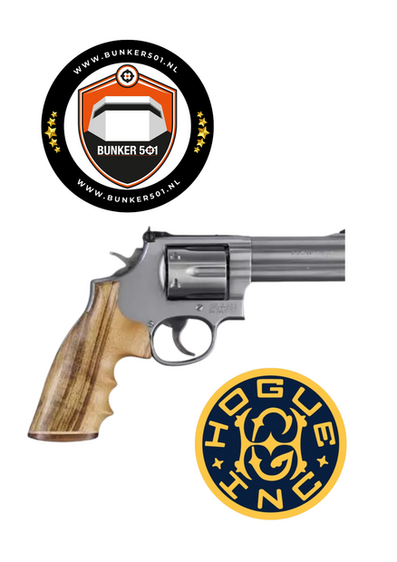 HOGUE GRIP  58220 Dan Wesson Large Frame Goncalo Stripe-Cap