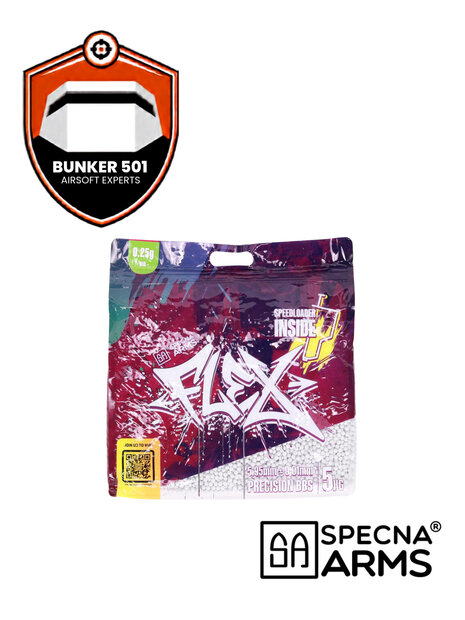 SPECNA ARMS FLEX 0.25gr Precision BBs Bio 1Kg +Speedloader 